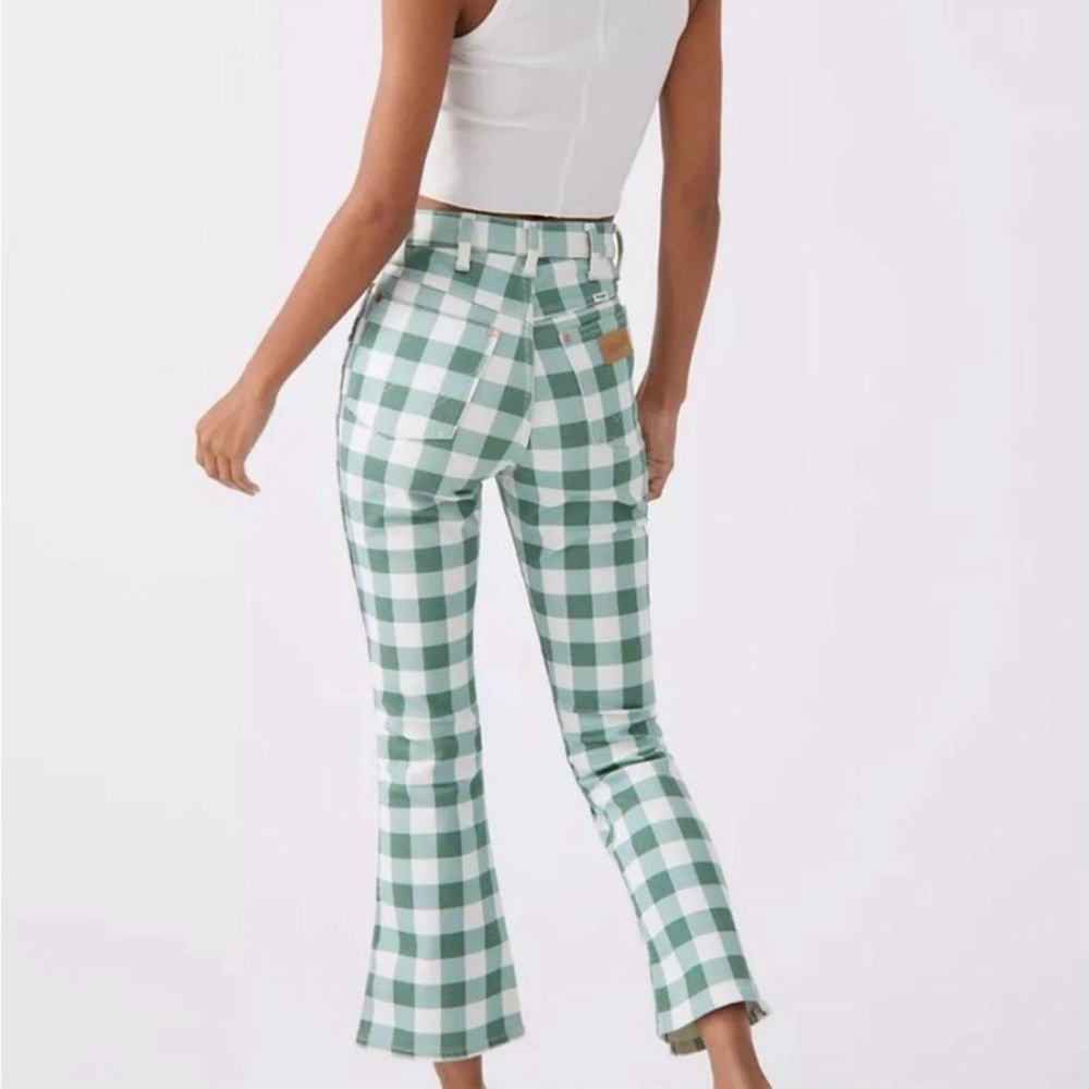 Wrangler Wrock Gingham Flare Pant SZ: 25W NWOT - Picture 3 of 12